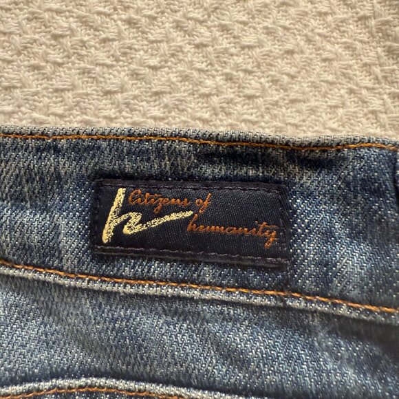 Citizens of Humanity Kelly 063 low-rise cropped jeans size 26 - Picture 4 of 8